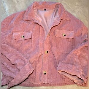 Pink Corduroy Jacket